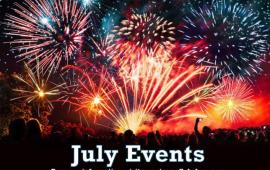July Events Sign
