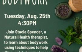 Mountains Branch Library - Natural Health Bodywork - 8/25/26 at 4:30 PM