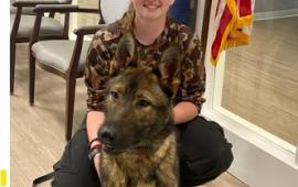 Meet Koda with Officer Burrell