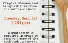Mountain Branch Library Event - Cookbook Club - 9/1/26 at 1:00 PM