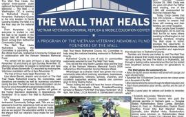 Rutherford Weekly Cover Story - The Wall That Heals
