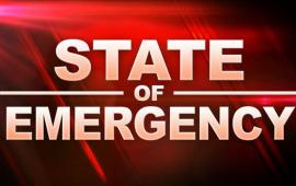State of Emergency Sign