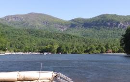 Lake Lure from a Boat