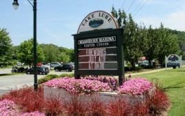 Marina Sign in Summer