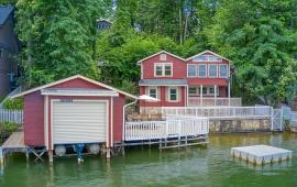 Boat House with Appropriate Sign 