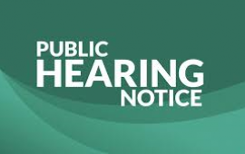 Public Hearing Notice Banner