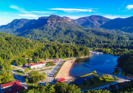 Aeriel View of Lake Lure by KRUCK20-Getty Images