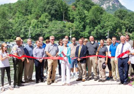 Morse Park Gazebo Ribbon Cutting