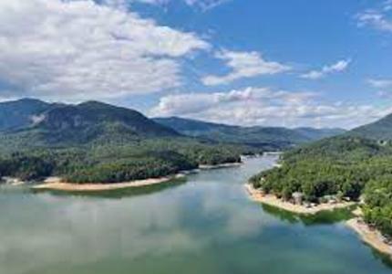 Lake Lure Aerial view