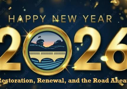 Mayor's Message Graphic - Happy New Year