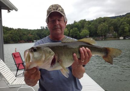 Gary Hasenfus with Fish