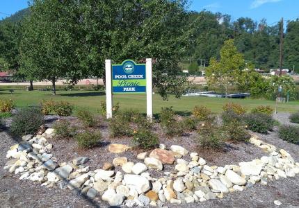 Pool Creek Park Sign