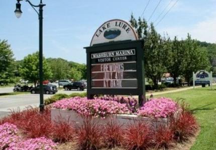 Marina Sign in Summer