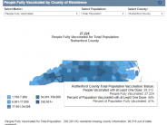 Vaccinations in Rutherford County as of 1/4/22