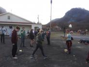 Climbers and their family enjoying Morse Park after the event