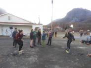 Climbers and their family enjoying Morse Park after the event
