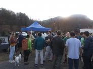 Climbers and their family enjoying Morse Park after the event