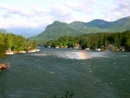 Rainbow over Lake Lure by Blaine Cox