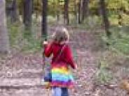 Kid Hiking on the trail