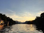 Sunset in Lake Lure by Megan Dennis