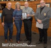 Russ and Lyn Pitts with Terry Frank and Sean Huumphries