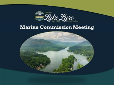 Marine Commission Meeting sign