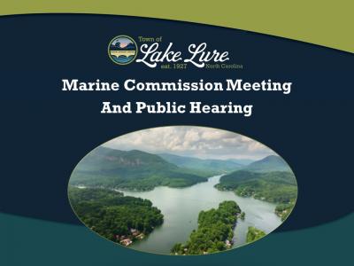 Marine Commission Meeting and Public Hearing Marine Commission Meeting and Public Hearing