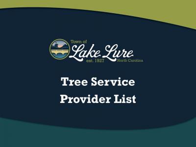 Tree Service Provider List Sign
