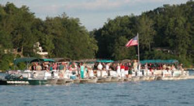 Crowd On Pontoons