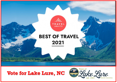 Best of Travel 2021 ad for Lake Lure