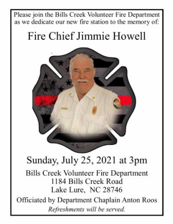 Bills Creek Firehouse Dedication