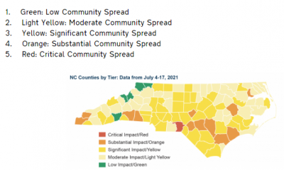 NC County Covid-19 Map