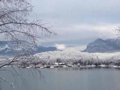 LAKE Lure with snow