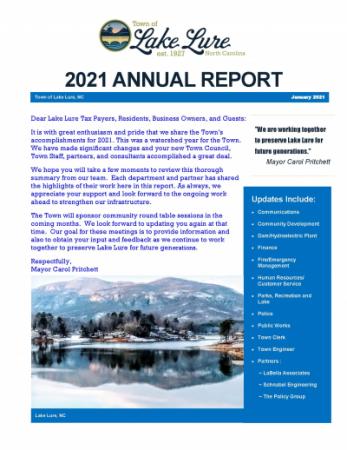 2021 Annual Report Cover Page