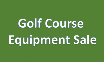 Golf Course Equipment Sale