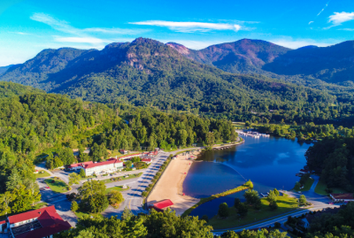 Aeriel View of Lake Lure by KRUCK20-Getty Images