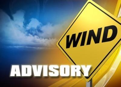 Wind Advisory Sign