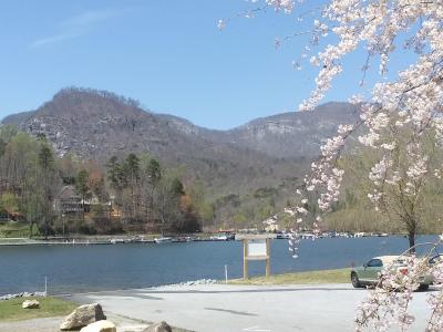 Lake Lure in spring
