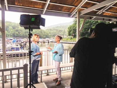 052322 Carol Pritchett with Meghan Danahey WLOS