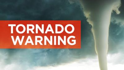 Tornado Warning sign