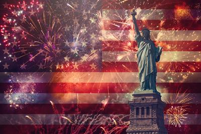 July 4th banner
