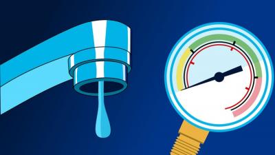 Low Water Pressure Symbol