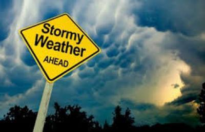 Stormy Weather Sign