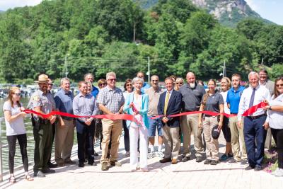 Morse Park Gazebo Ribbon Cutting