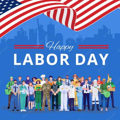 Happy Labor Day sign