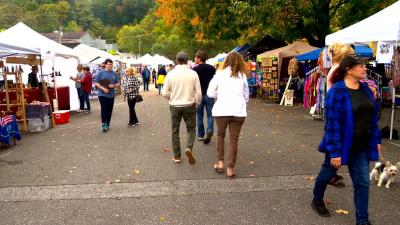 Shopping at the Fall Festival