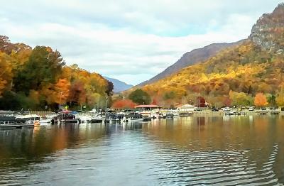 Washburn Marina in the Fall