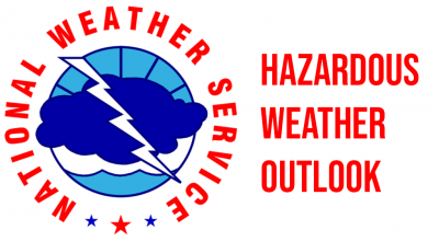 Hazardous Weather Outlook sign