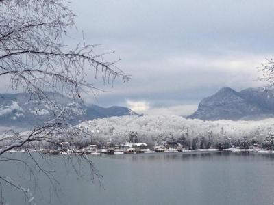 Snow in Lake Lure