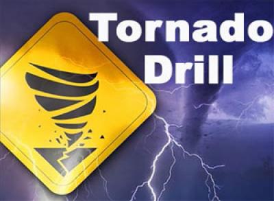 Tornado drill sign